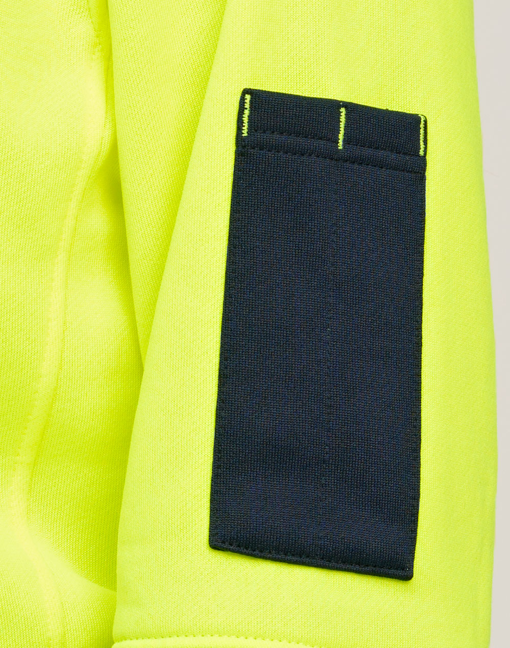 [SW91] Hi-Vis Two Tone Water Resistant Fleece Hoodie
