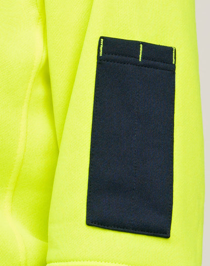 [SW91] Hi-Vis Two Tone Water Resistant Fleece Hoodie