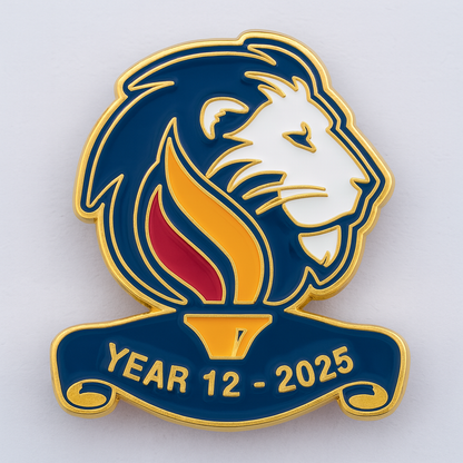 Enamel lapel pins for schools