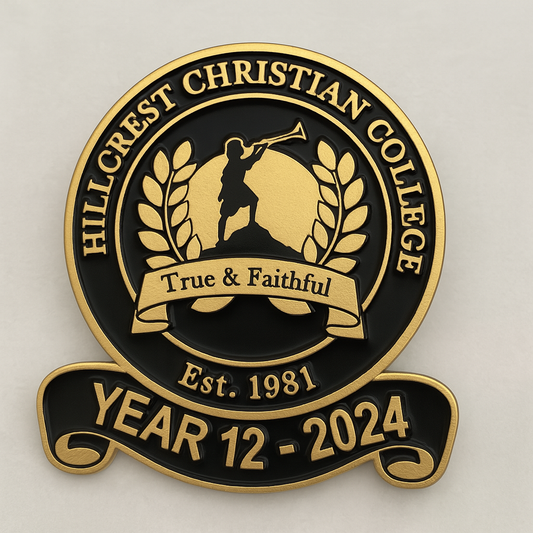 Enamel lapel pins for schools