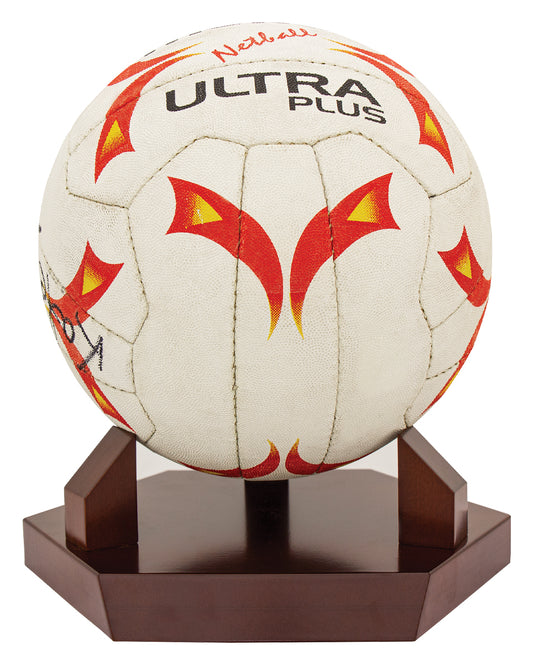 Timber Ball Holder - Netball