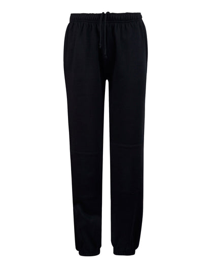 [TP01K] Kid's fleecy trackpants with Zip, Cuffs and knee padding