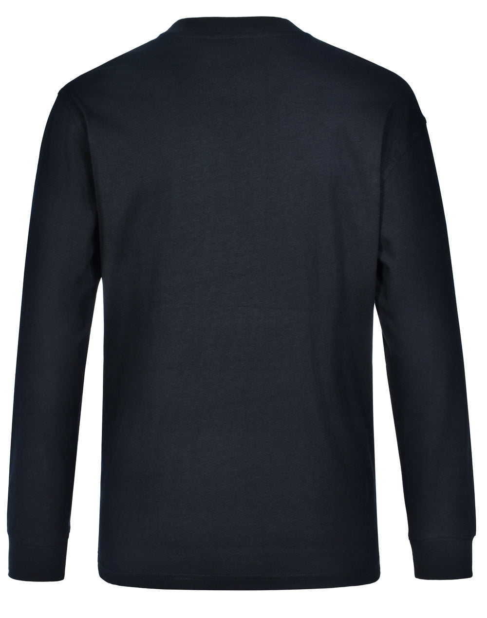 [TS02] mens cotton crew neck L/S tee
