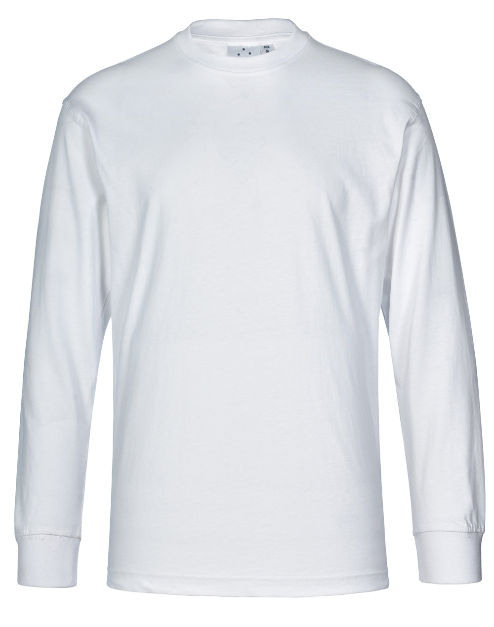[TS02] mens cotton crew neck L/S tee