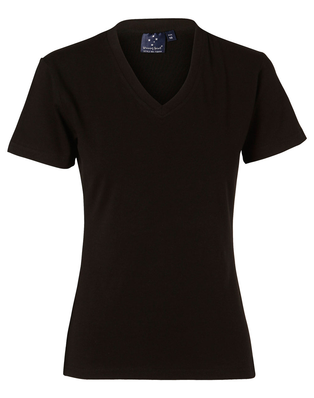 [TS04A] Ladies' V-Neck S/S Tee