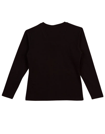 [TS05A] Ladies' V-Neck L/S Tee