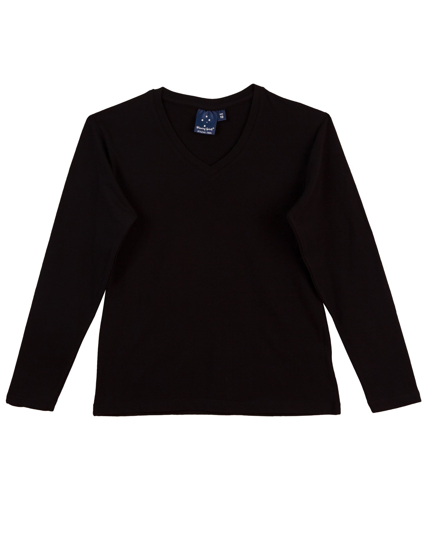 [TS05A] Ladies' V-Neck L/S Tee