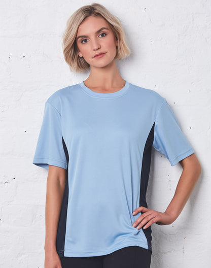 [TS12] CoolDry short sleeve contrast tee