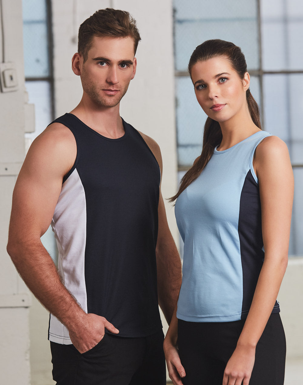 [TS17] ladies truedry contrast singlet