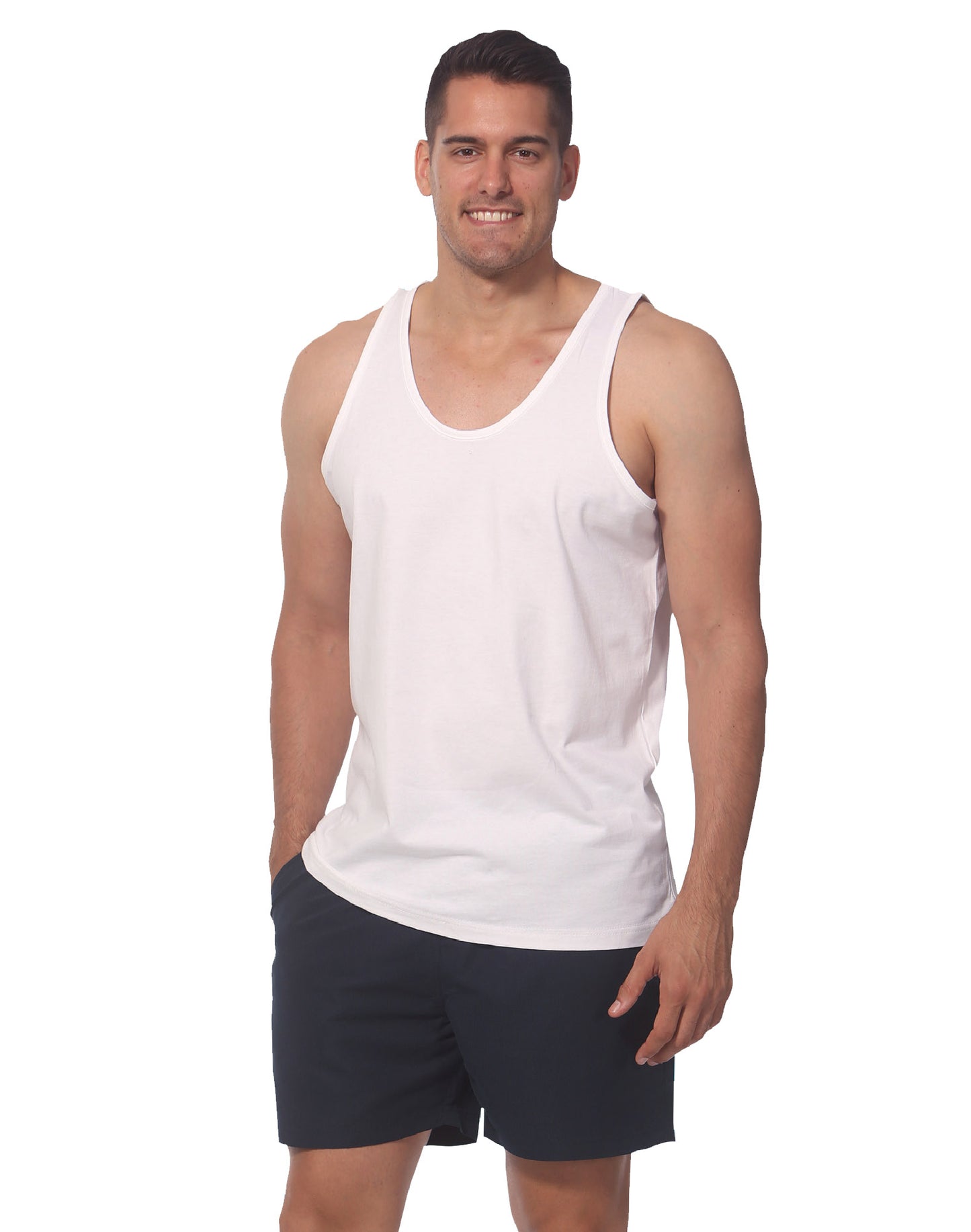 [TS18] Men's cotton singlet