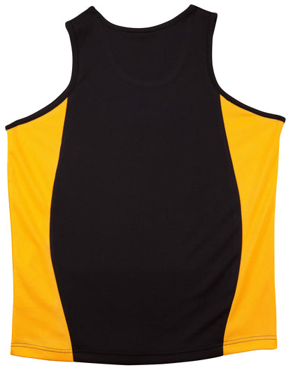 [TS19K] Kid's truedry contrast mesh singlet
