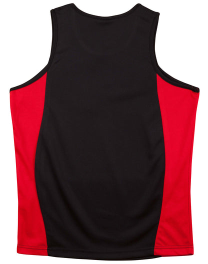 [TS19K] Kid's truedry contrast mesh singlet