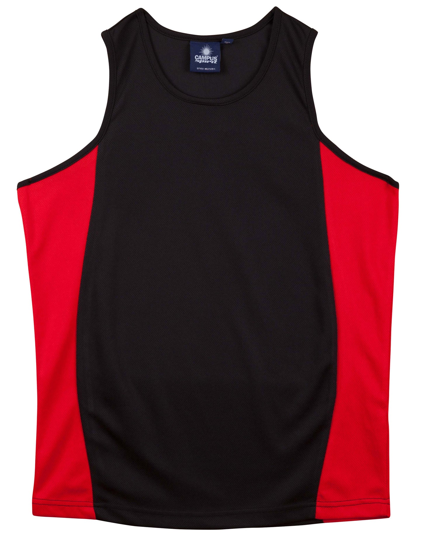 [TS19K] Kid's truedry contrast mesh singlet