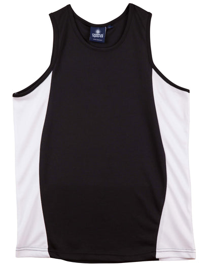 [TS19K] Kid's truedry contrast mesh singlet