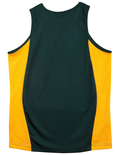 [TS19K] Kid's truedry contrast mesh singlet