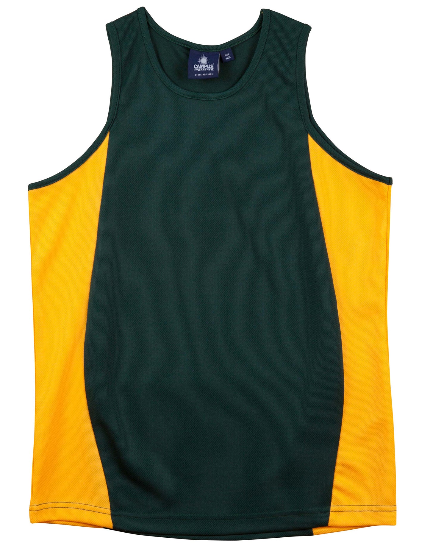 [TS19K] Kid's truedry contrast mesh singlet