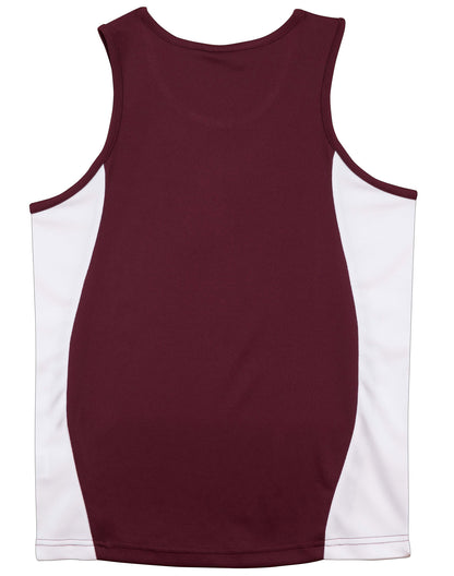 [TS19K] Kid's truedry contrast mesh singlet