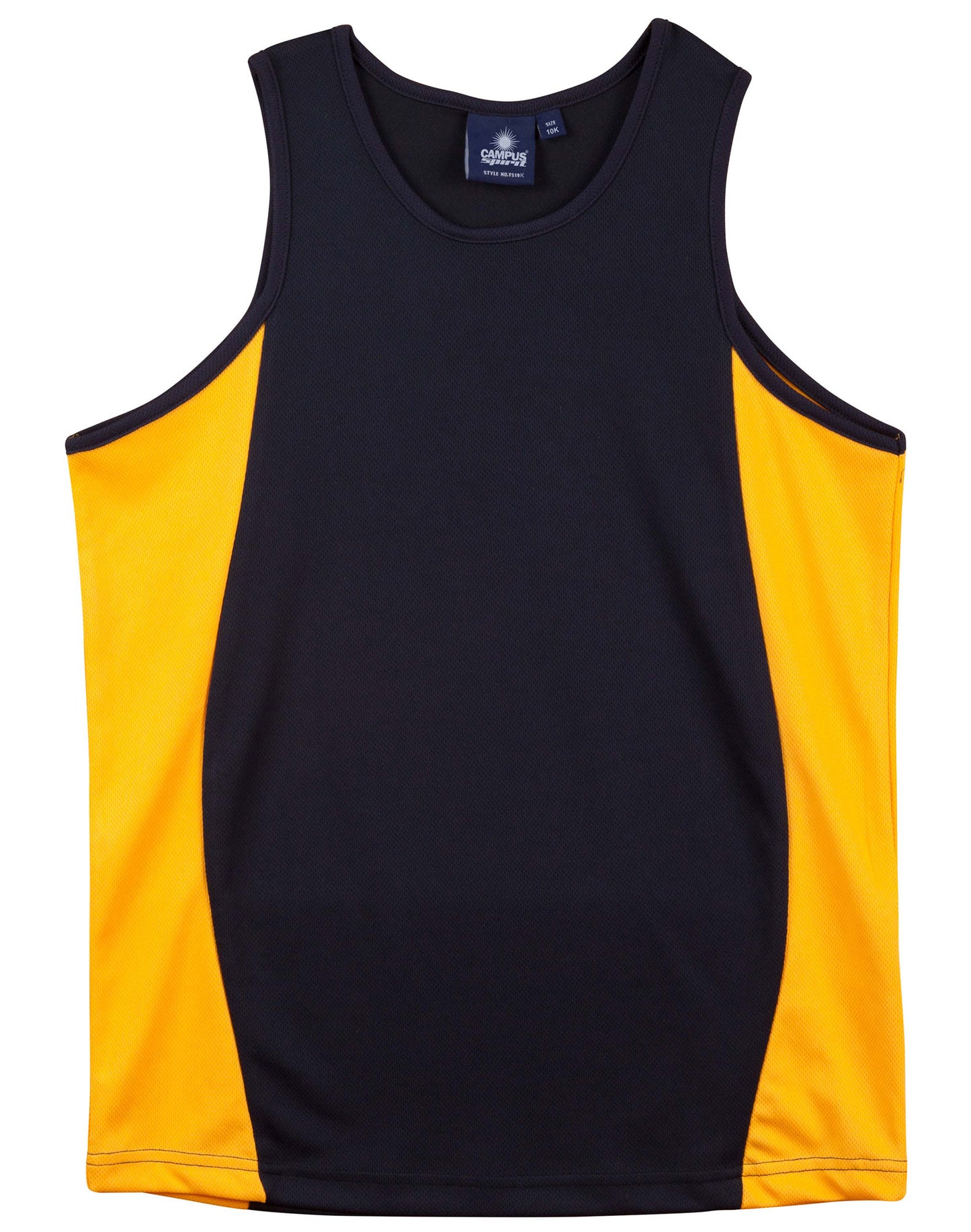 [TS19K] Kid's truedry contrast mesh singlet