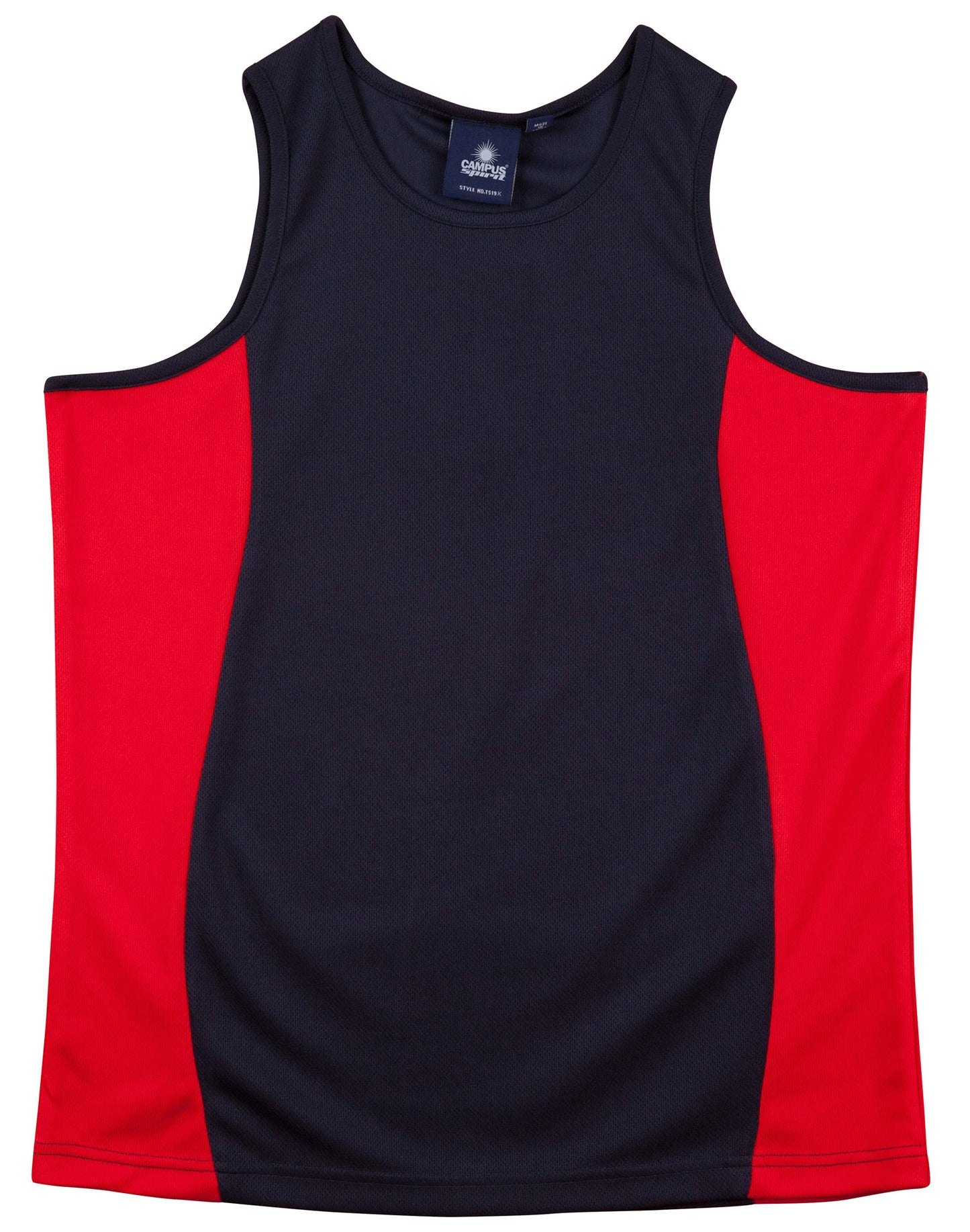 [TS19K] Kid's truedry contrast mesh singlet