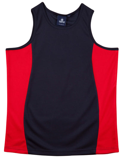 [TS19K] Kid's truedry contrast mesh singlet
