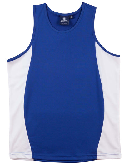 [TS19K] Kid's truedry contrast mesh singlet