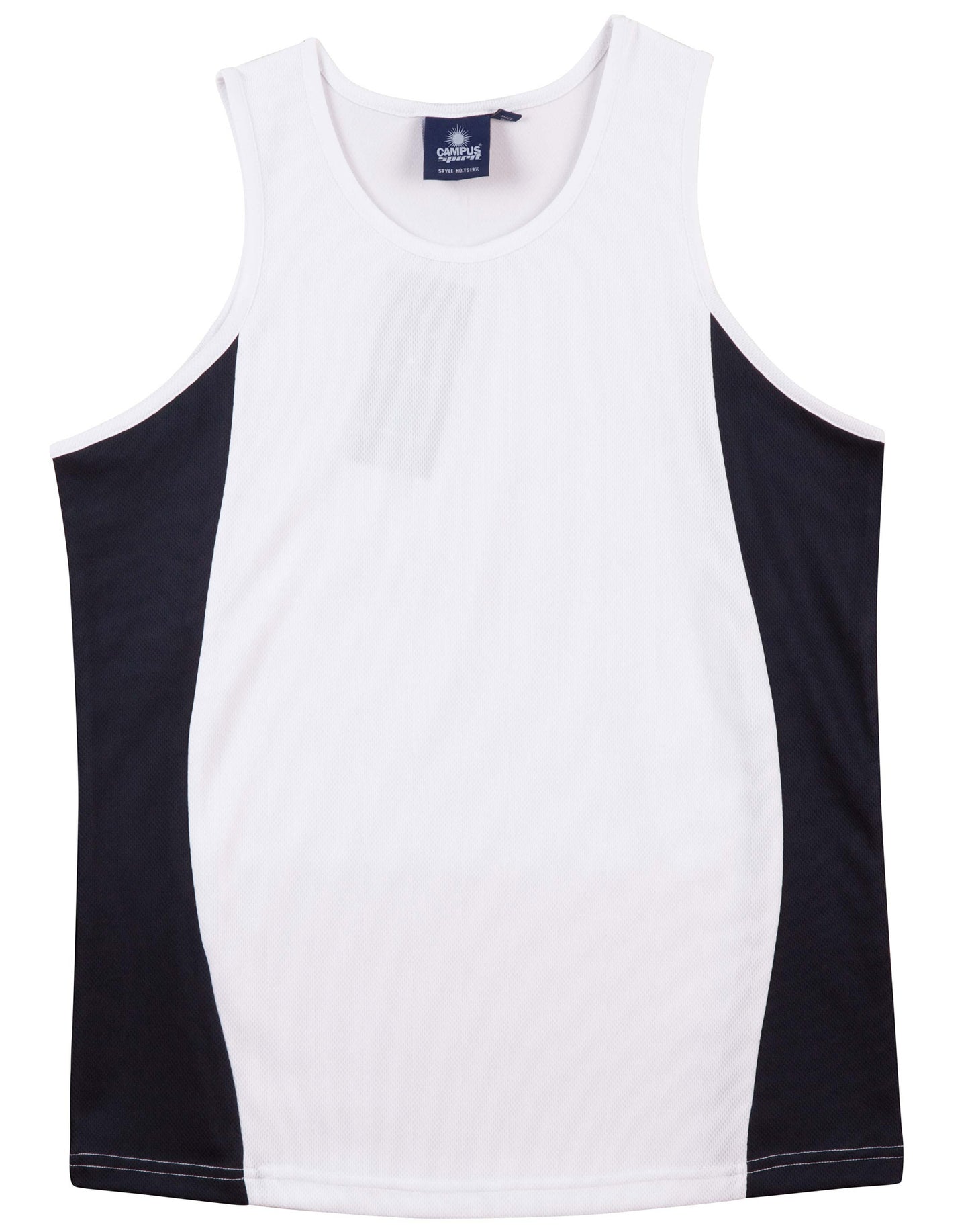 [TS19K] Kid's truedry contrast mesh singlet
