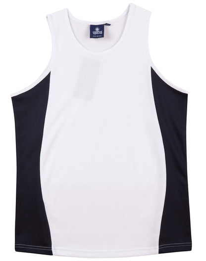 [TS19K] Kid's truedry contrast mesh singlet