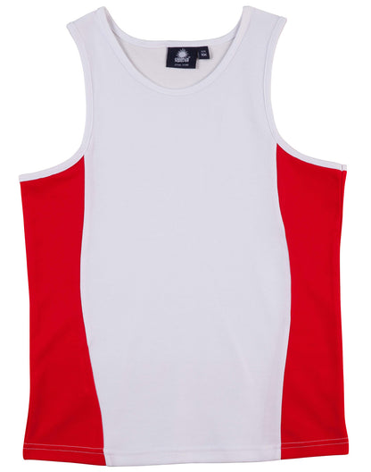 [TS19K] Kid's truedry contrast mesh singlet