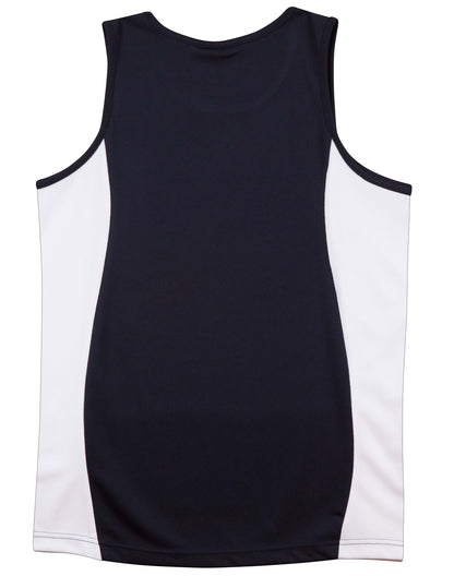 [TS19A] Men's Truedry Contrast Mesh Singlet