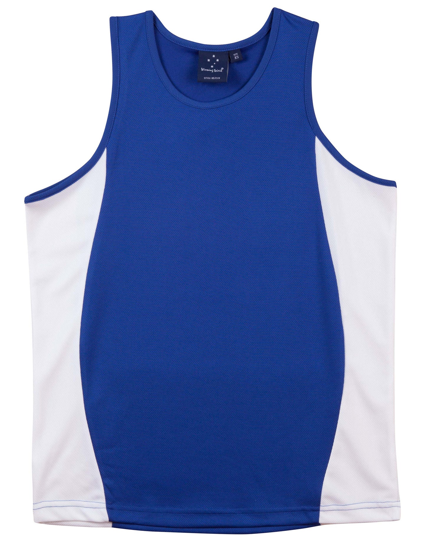 [TS19] Men's cooldry contrast mesh singlet