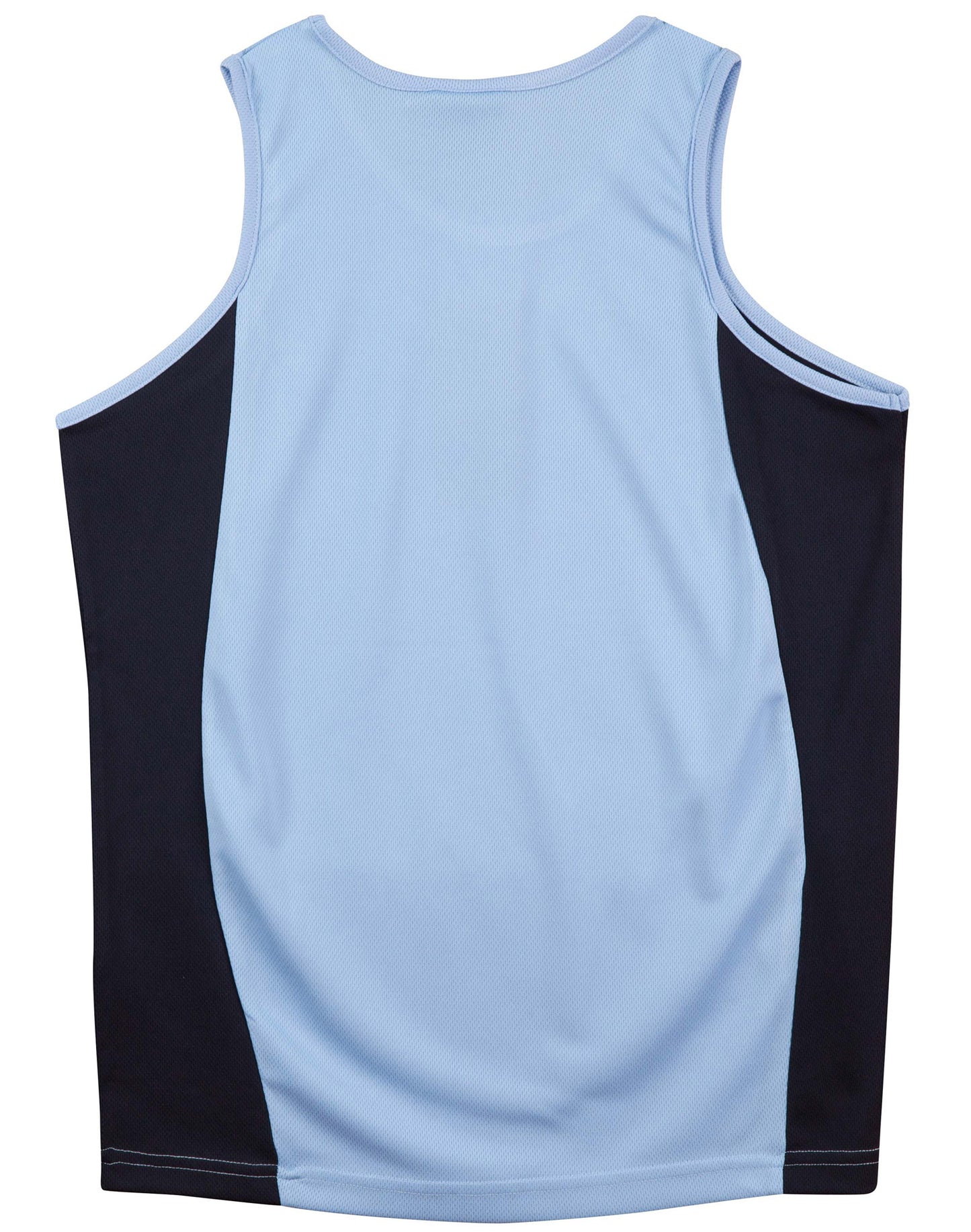[TS19A] Men's Truedry Contrast Mesh Singlet