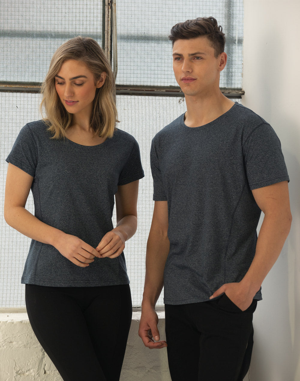 [TS27] Men's Cool Heather S/S Tee