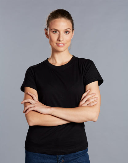 [TS38] Ladies' Cotton Semi Fitted Tee