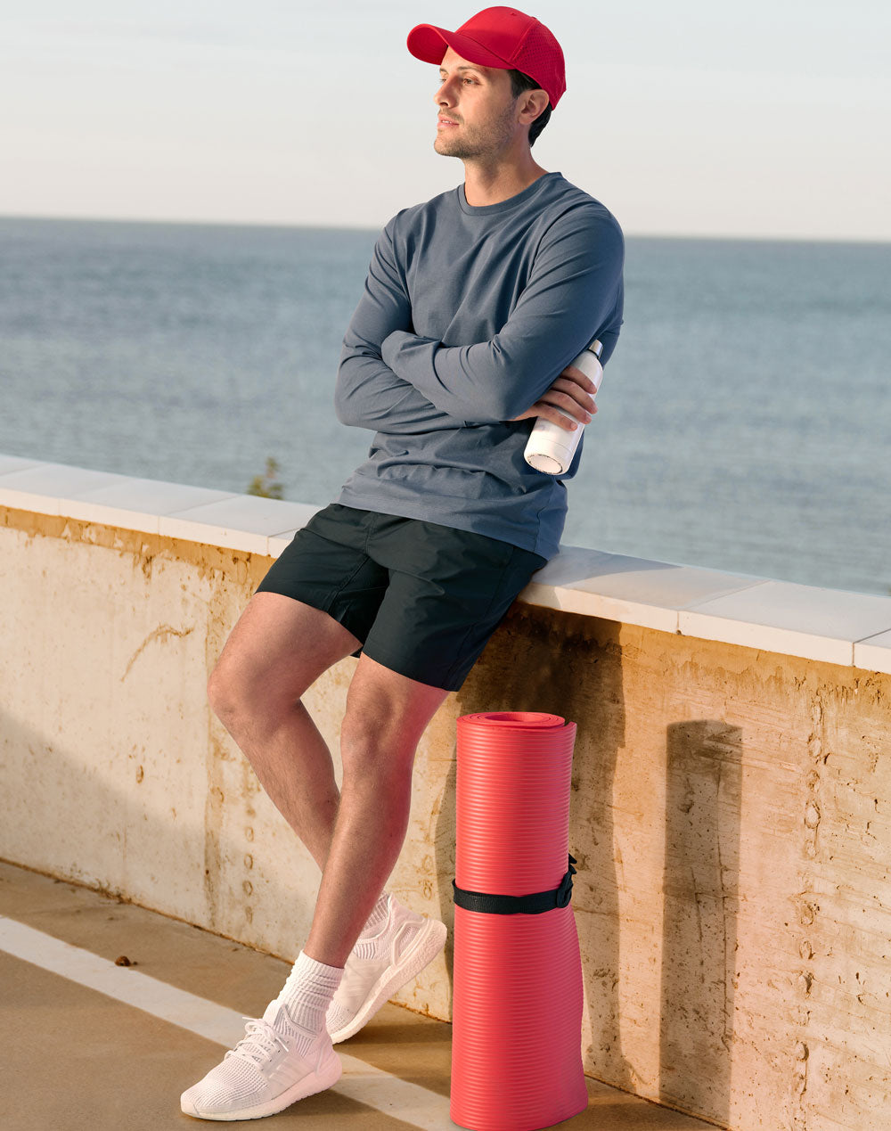 [TS47] Men's Premium Cotton Face L/S Tee Shirt