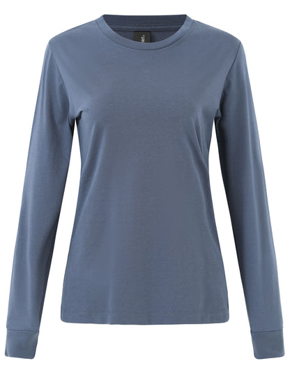 [TS48] Ladies' Premium Cotton Face L/S Tee Shirt