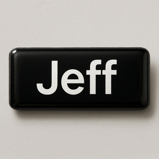 Test name badge