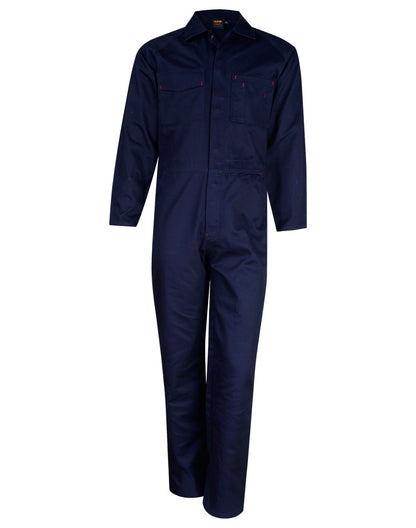 [WA08] Men's Cotton Drill Coverall-Stout