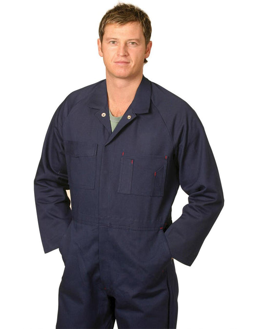 [WA08] Men's Cotton Drill Coverall-Stout
