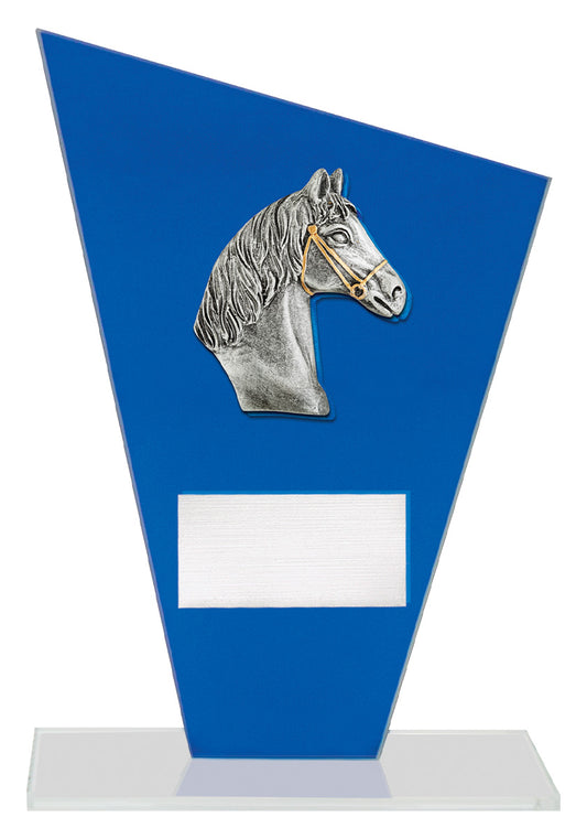 Cobalt Glass - Horse
