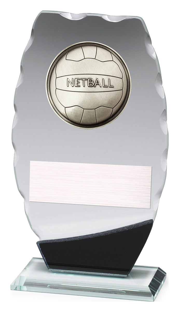 Netball Clipped Oval