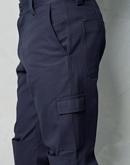 [WP03] Men's Cotton Drill Pre-shrunk Cargo Pants With Knee Pads
