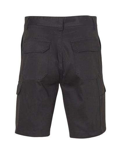[WP06] mens hvy cotton pre-shr drill short