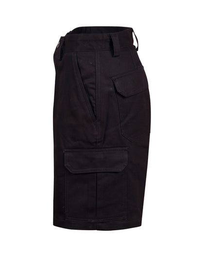 [WP06] mens hvy cotton pre-shr drill short