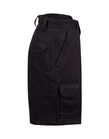 [WP06] mens hvy cotton pre-shr drill short