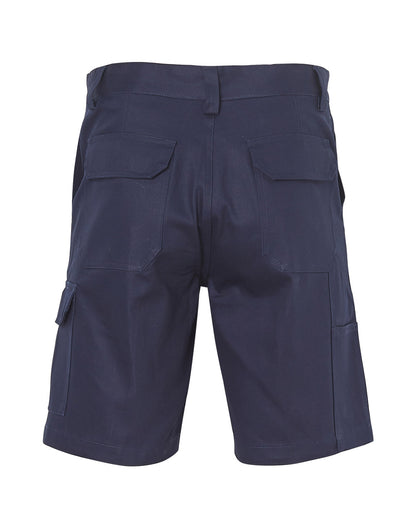[WP06] mens hvy cotton pre-shr drill short
