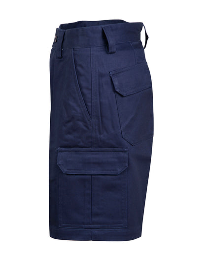 [WP06] mens hvy cotton pre-shr drill short