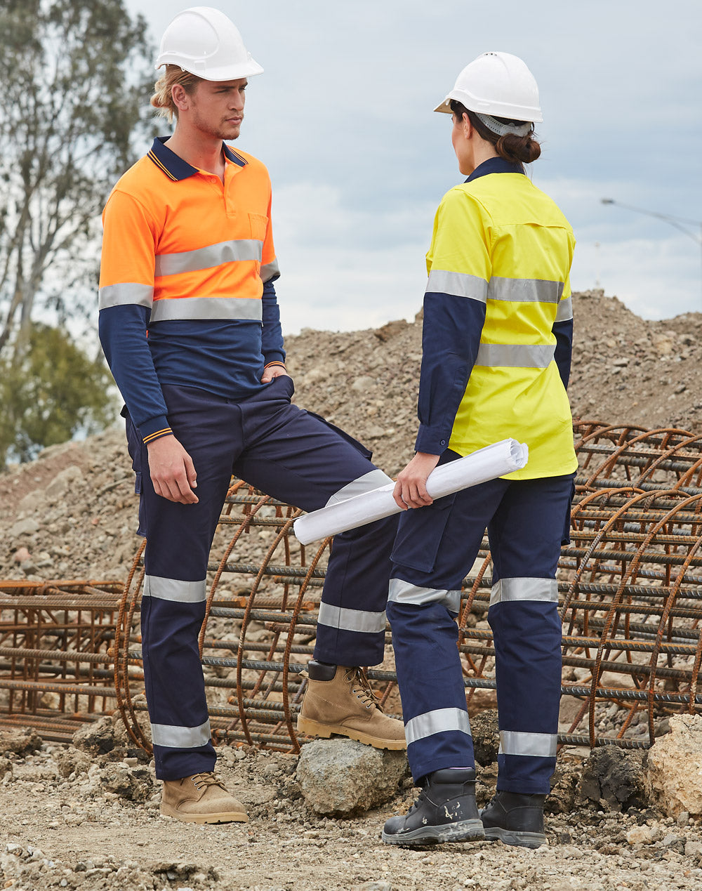 [WP15HV] Ladies' Heavy Cotton Pre-Shrunk Drill Pant with 3M Tape