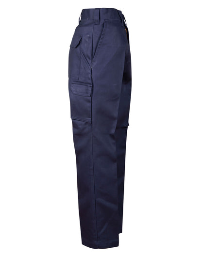 [WP07] drill pant pocket on leg / regular fit