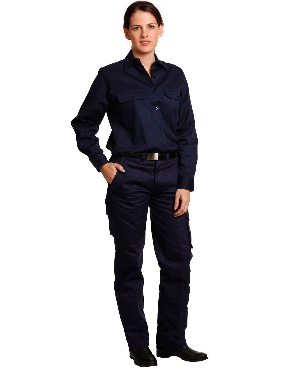 [WP15] Ladies' Heavy Cotton Pre-Shrunk Drill Pant