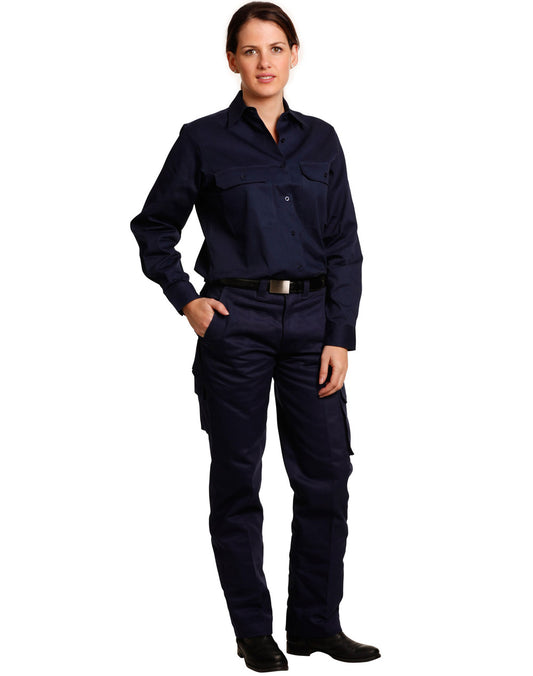 [WP15] Ladies' Heavy Cotton Pre-Shrunk Drill Pant
